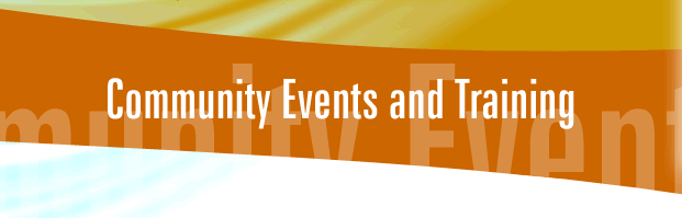 Community events and training